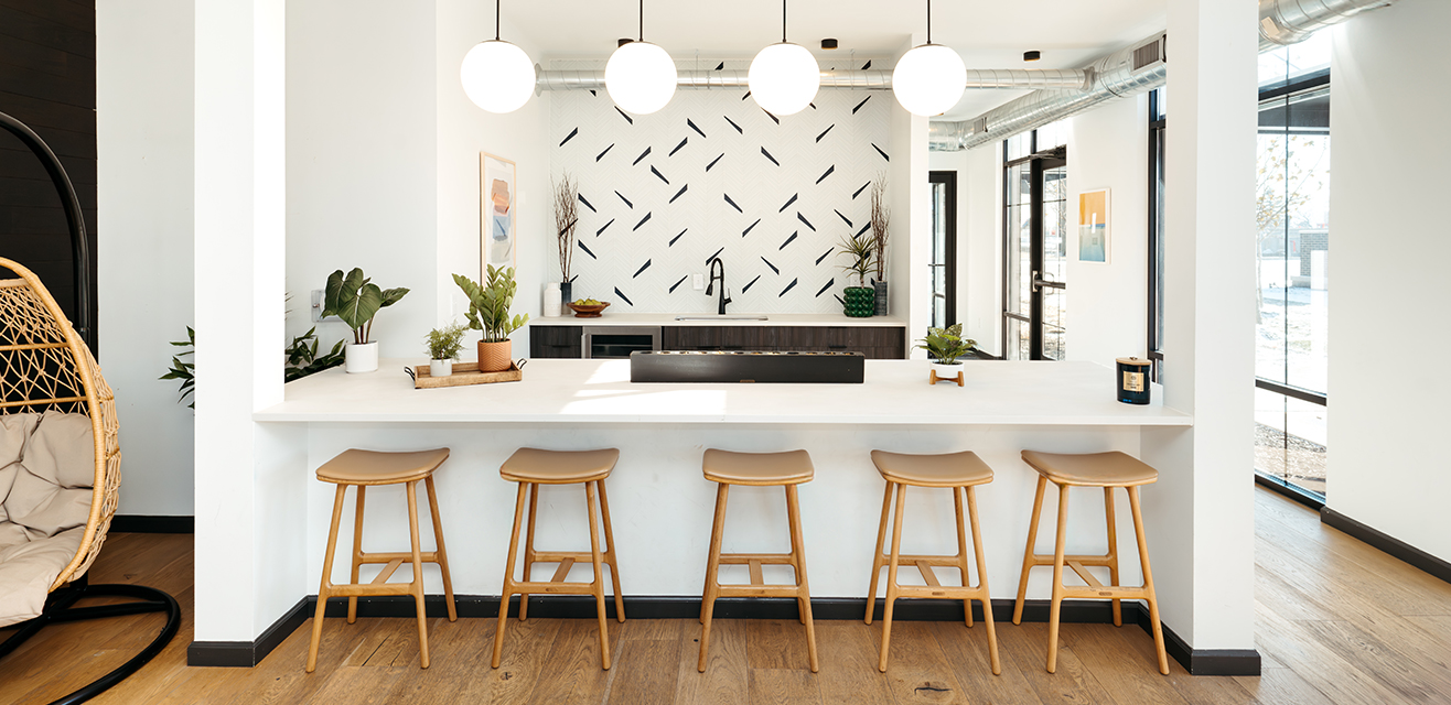 community kitchen area