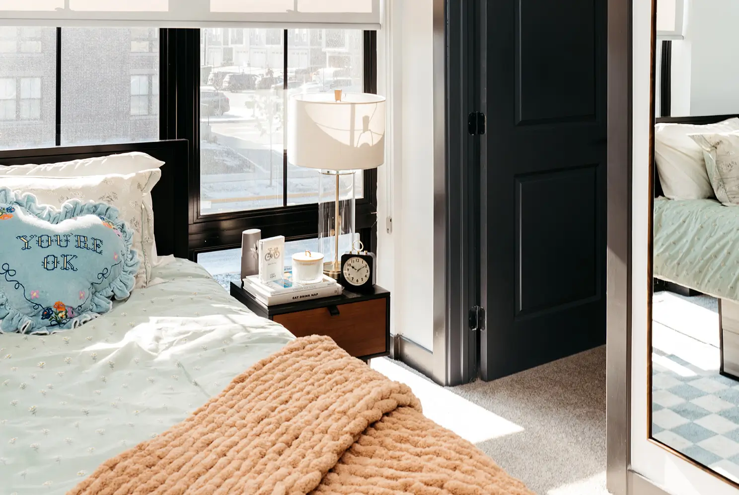 furnished bedroom
